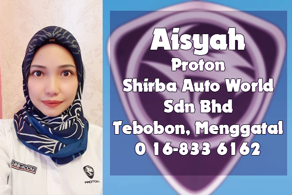 Aisyah proton sales advisor