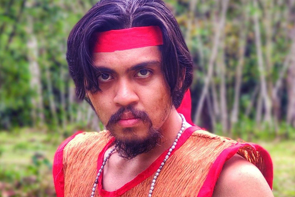 Hanis jeff teruja berlakon dalam filem tribesman the last red hunter