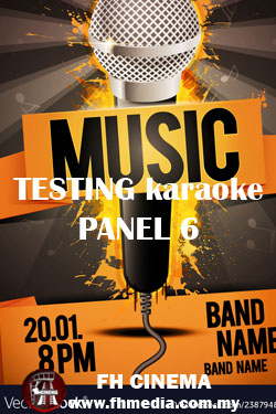Test karaoke panel 6