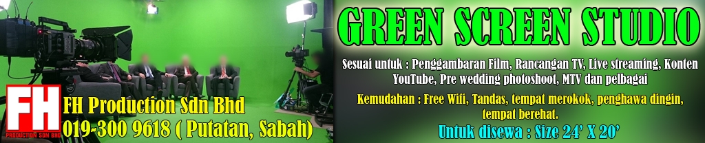 Green screen studio ( sewa )